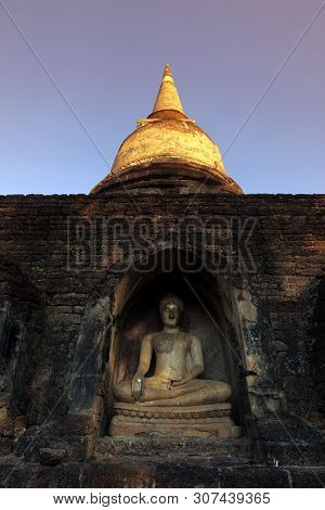 Asia Thailand Sukhothai Temple Wat