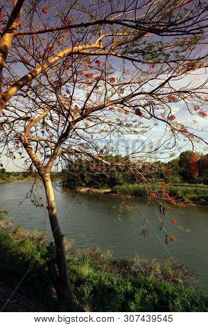 Asia Thailand Sukhothai Landscape River
