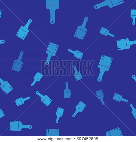 Blue Paint Brush Icon Vector & Photo (Free Trial) | Bigstock