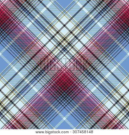 Abstract Fabric Texture Seamless Background. Vector Illustration.