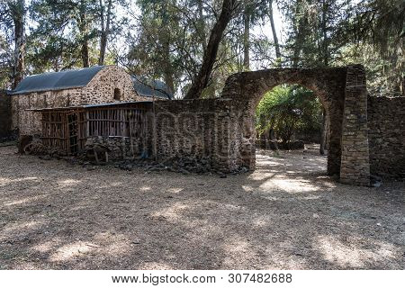 Church Of Debre Berhan Selassie In Gondar, Ethiopia.