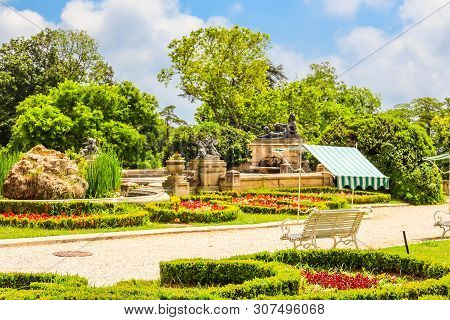 Varna, Bulgaria - June 06, 2019: Park Of The Palace Euxinograd. Black Sea Coast, Varna, Bulgaria