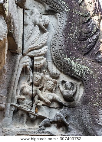 Banteay Samre, A Temple At Angkor, Cambodia.