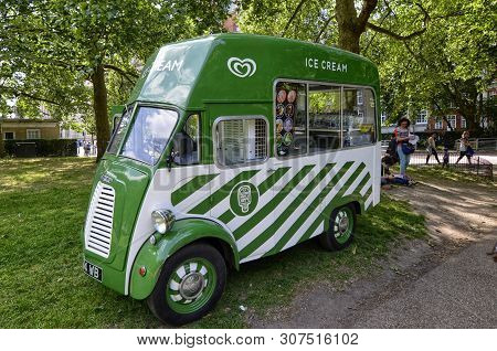 A Vintage Ice Cream Van