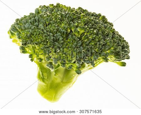 Broccoli (brécol, Brócolli, Bróqui, Broccoli Brote, Brassica Oleracea) Portion And Very Fresh (with 