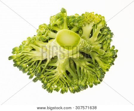 Broccoli (brécol, Brócolli, Bróqui, Broccoli Brote, Brassica Oleracea) Portion And Very Fresh (with 