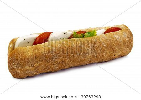Bocata z mozzarellą
