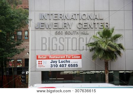 6/18/2019 Los Angeles, California: Scenes of the International Jewelry Center, and Diamond District of Los Angeles CA. Editorial Use Only.