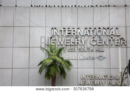 6/18/2019 Los Angeles, California: Scenes of the International Jewelry Center, and Diamond District of Los Angeles CA. Editorial Use Only.
