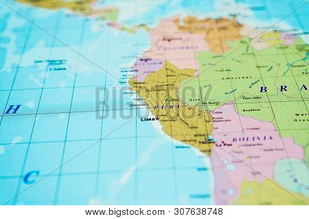 Peru Map Background, Detailed Atlases For Travelers