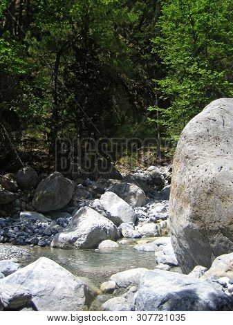 Samaria George In Kreta Island Background Wallpaper Fine Art Prints