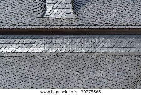Schist kachlová střechy Detail