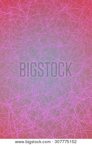 Bright, Abstract, Colorful  Background. Lines And Strokes - Illustration.