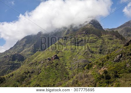 View The Pass Boca Da Encumeada On Madeira Island. Portugal