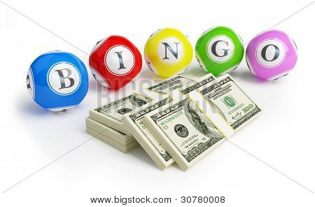 Bingo koule dolarů