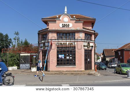 Pirot, Serbia - June 15, 2019: Typical Street And Building In Town Of Pirot, Southern And Eastern Se