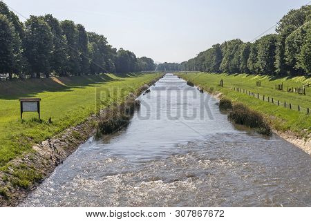 Pirot, Serbia - June 15, 2019: River Nishava, Passing Through The Town Of Pirot, Southern And Easter