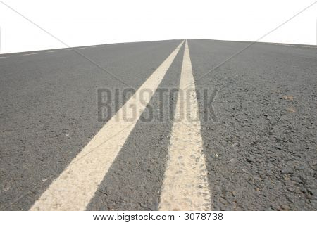 Doppelte weiße Linien
