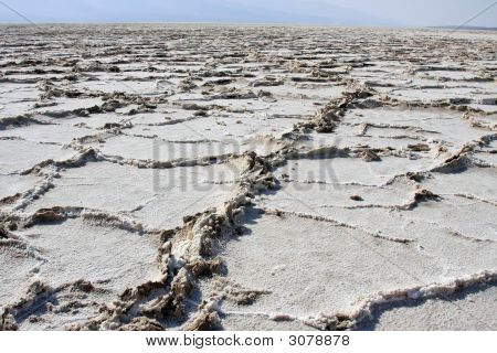 Bassin de Badwater dans la vallée de la mort