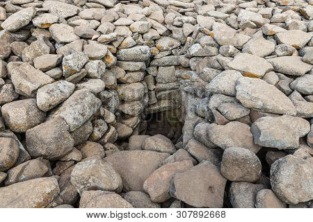 Entrance To The Temple Of The Megalithic Complex Of The Early Bronze Age  - Wheels Of Spirits - Ruju
