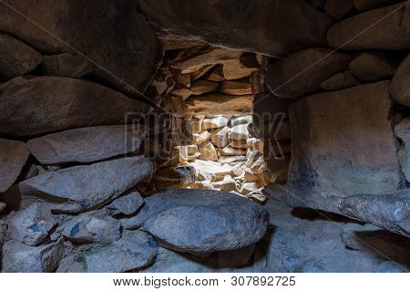The Interior Of The Temple Of The Megalithic Complex Of The Early Bronze Age  - Wheels Of Spirits - 