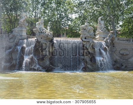 Fontana Dei Mesi In Turin