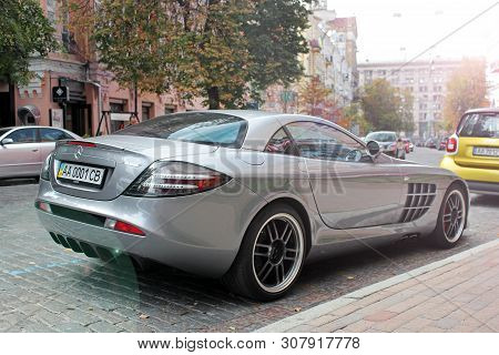 Kiev, Ukraine - September 5, 2017:  Mercedes-benz Slr Mclaren 722 Edition