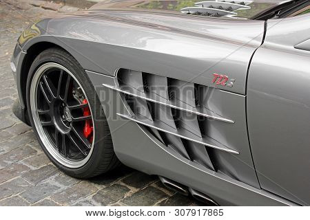 Kiev, Ukraine - September 5, 2017:  Mercedes-benz Slr Mclaren 722 Edition