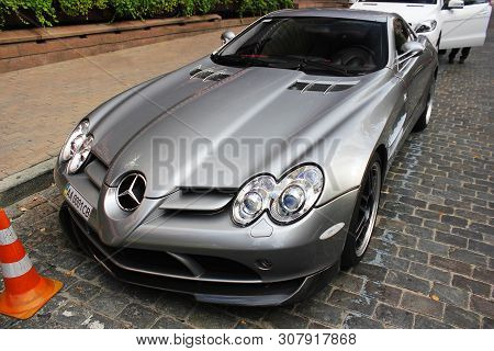 Kiev, Ukraine - September 5, 2017:  Mercedes-benz Slr Mclaren 722 Edition
