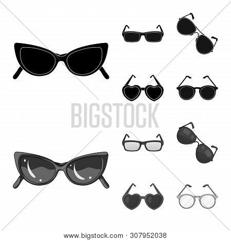 Vector Illustration Of Summer And Beach Icon. Set Of Summer And Fashion Stock Vector Illustration.