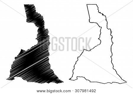 Far North Region (regions Of Cameroon, Republic Of Cameroon) Map Vector Illustration, Scribble Sketc