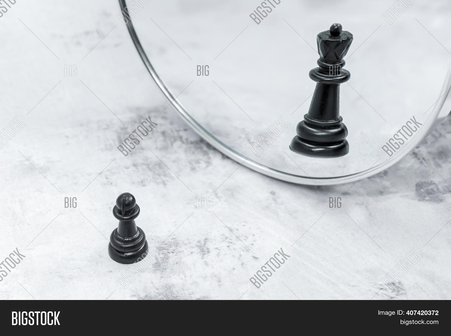 Black Chess Pawn Front Image & Photo (Free Trial) Bigstock