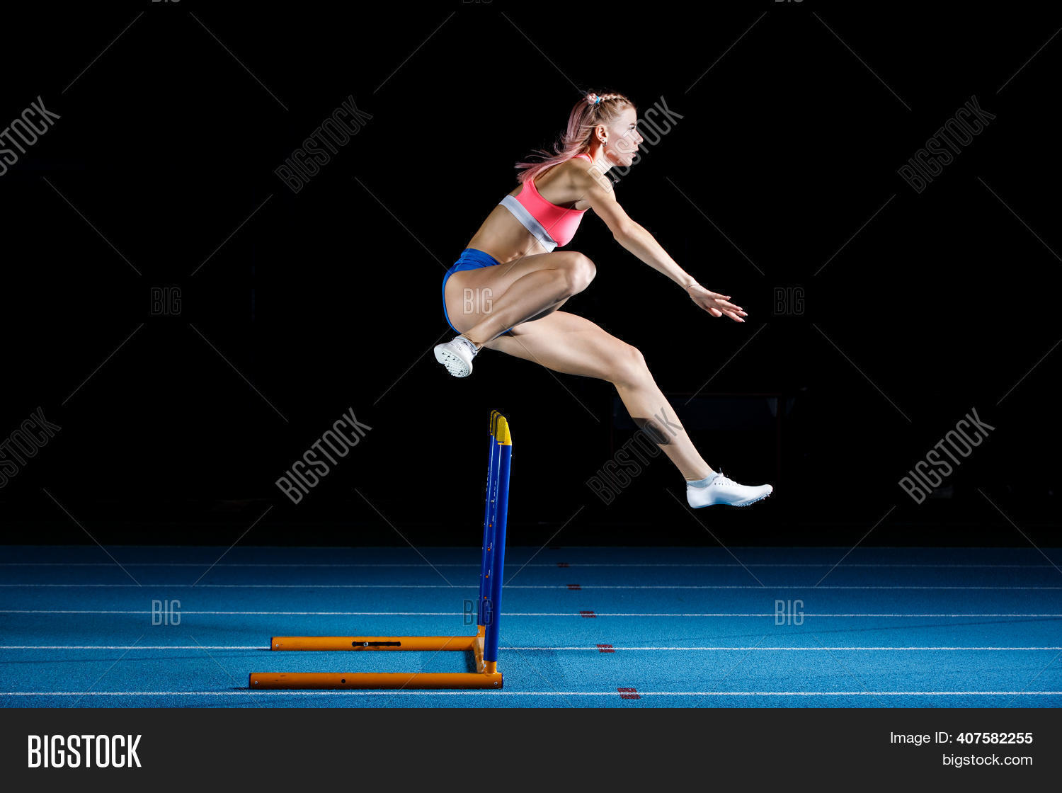 Young Sportwoman Jumps Image & Photo (Free Trial) Bigstock