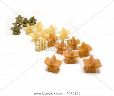 Star shaped pasta