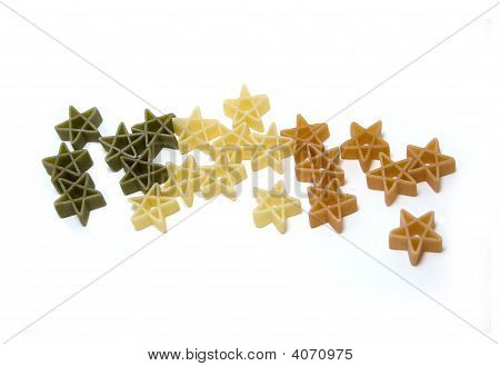 Star shaped pasta