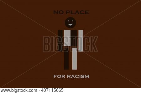 Against Racism Illustration.this Image Shows That We Are All The Same And Equal,and That We Are All 