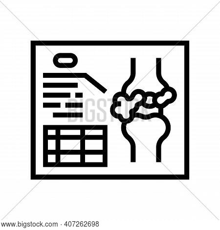 Lumps Analysis And Researching Line Icon Vector. Lumps Analysis And Researching Sign. Isolated Conto
