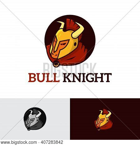 Bull Sparta Knight Mascot Sport Game Logo