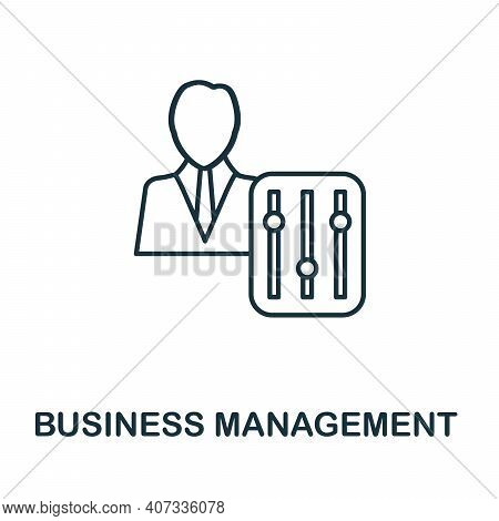 Business Management Icon. Simple Element From Business Management Collection. Creative Business Mana