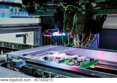 Automation Machine Equipment For Quality Testing Of Printed Circuit Boards - Flying Probe Test At Fa