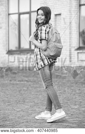 Going Hands-free. Happy Kid Carry Travel Bag Outdoors. Vacation Travel. Summer Holidays. Travelling 