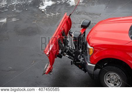 Snow Truck Car Glean Street Remove Cold Winter