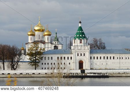 View Of The Fortress Walls Of The Rostov Kremlin, Russia
