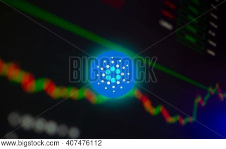 Cardano Coin Cryptocurrency, Against The Background Of The Exchange, The Growth Of The Coin