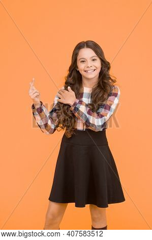 From Tightly Defined Ringlets To Loose Beachy Waves. Curly And Happy. Small Smiling Child Curly Hair
