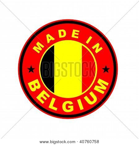 hergestellt in Belgien