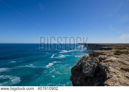 Cliff Edge Of The Great Australian Bight, Nullabor, Australia