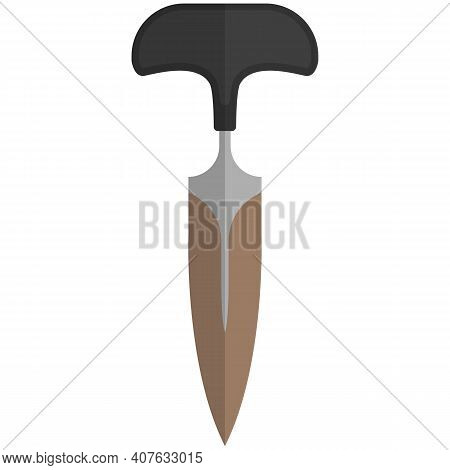 Self-defense Bonder Knife Isolated On White Background