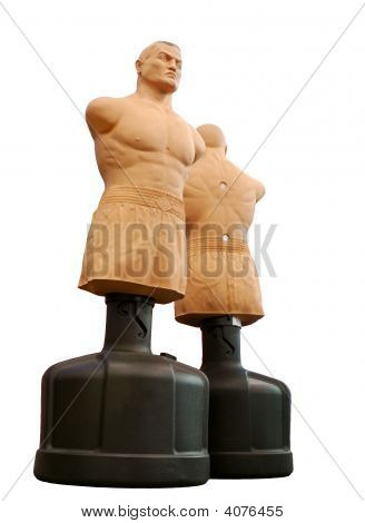 Dvě těla ve tvaru boxovací pytle pro bojová umění