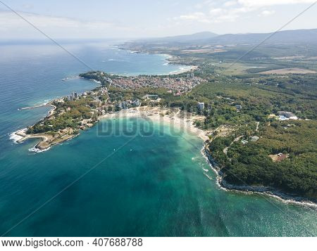 Amazing Aerial View Of Town Of Kiten, Burgas Region, Bulgaria